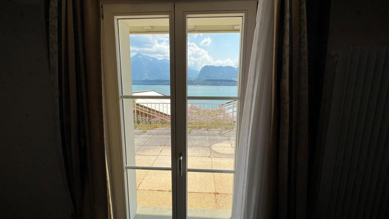 Dependance Stella Del Lago By Hotel Restaurant Bellevue Au Lac Thun Buitenkant foto