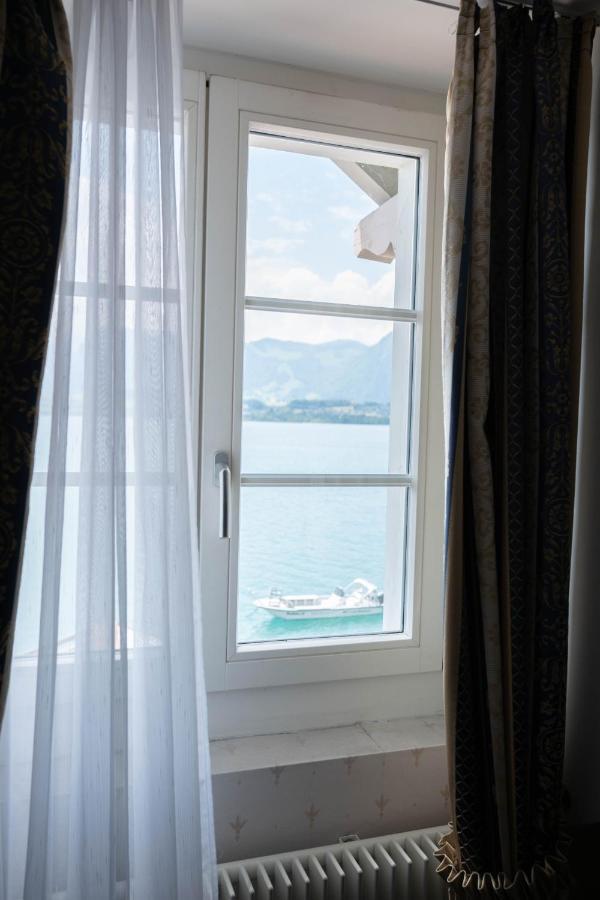 Dependance Stella Del Lago By Hotel Restaurant Bellevue Au Lac Thun Buitenkant foto