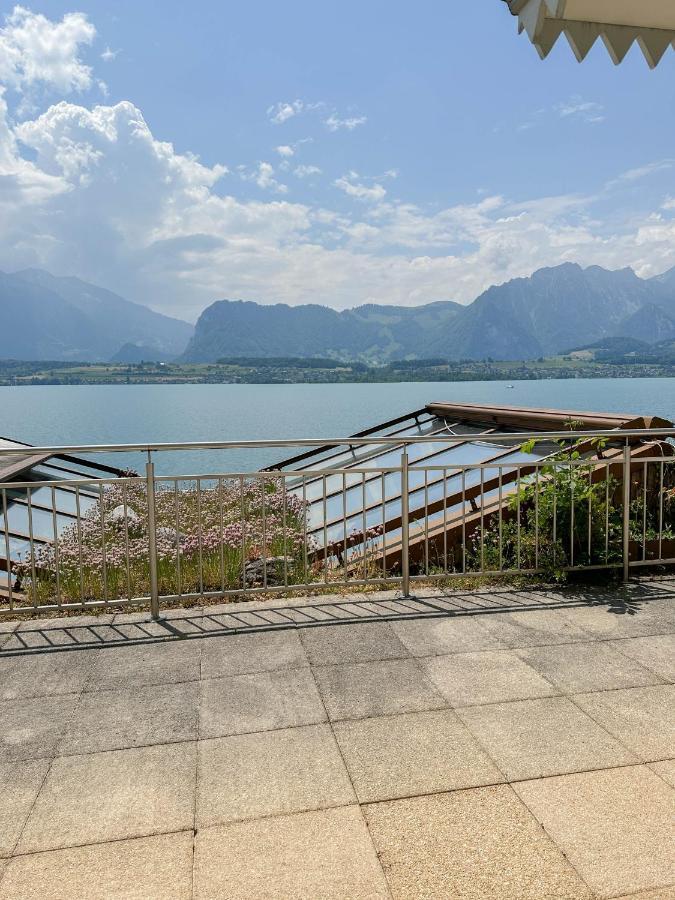 Dependance Stella Del Lago By Hotel Restaurant Bellevue Au Lac Thun Buitenkant foto