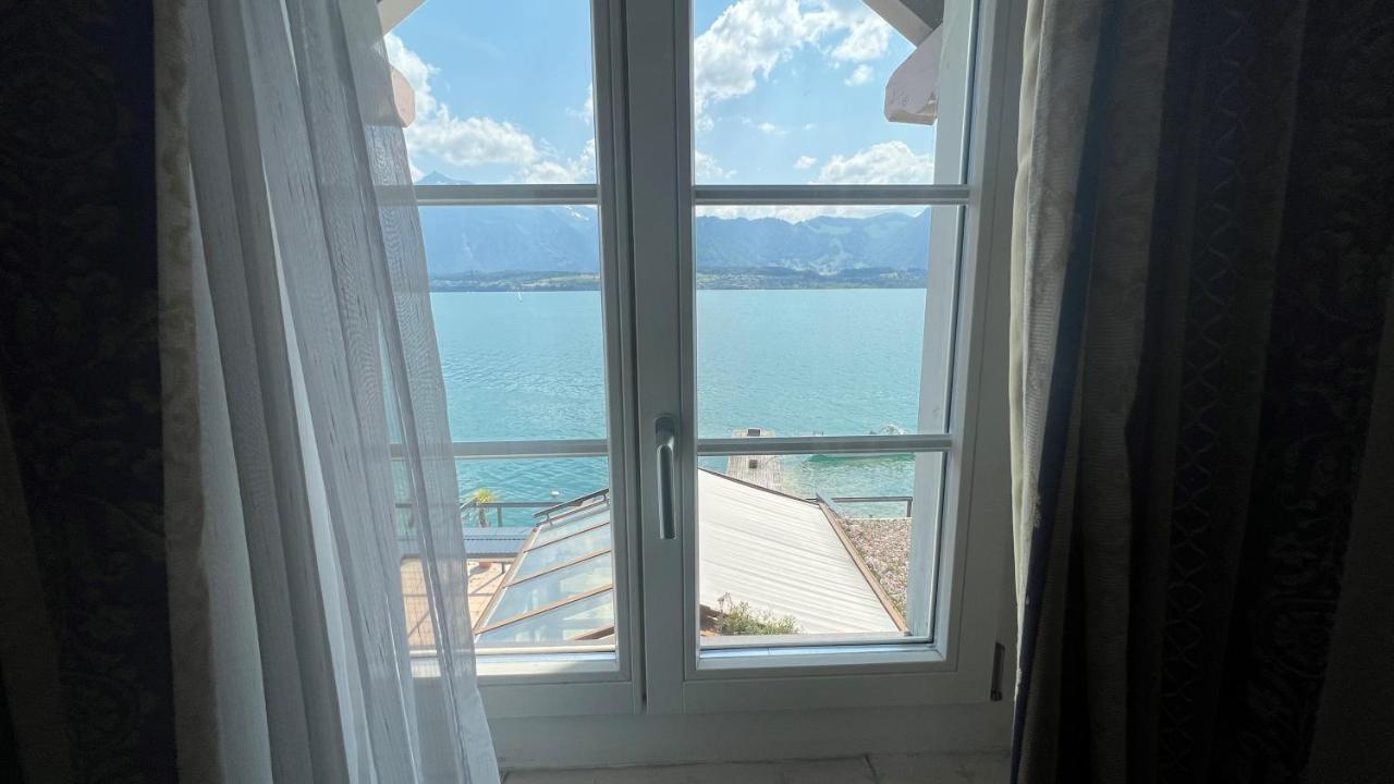 Dependance Stella Del Lago By Hotel Restaurant Bellevue Au Lac Thun Buitenkant foto