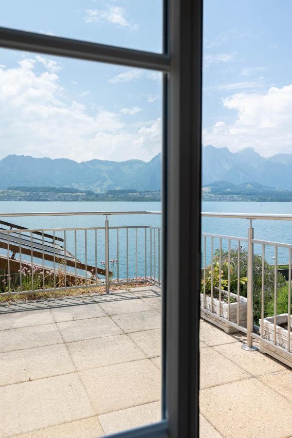 Dependance Stella Del Lago By Hotel Restaurant Bellevue Au Lac Thun Buitenkant foto