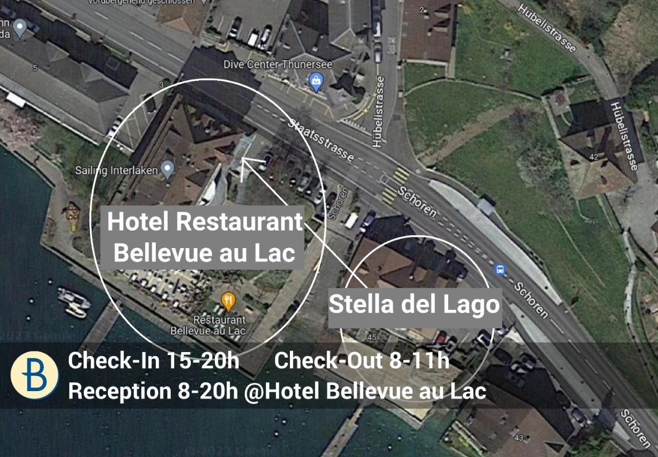 Dependance Stella Del Lago By Hotel Restaurant Bellevue Au Lac Thun Buitenkant foto
