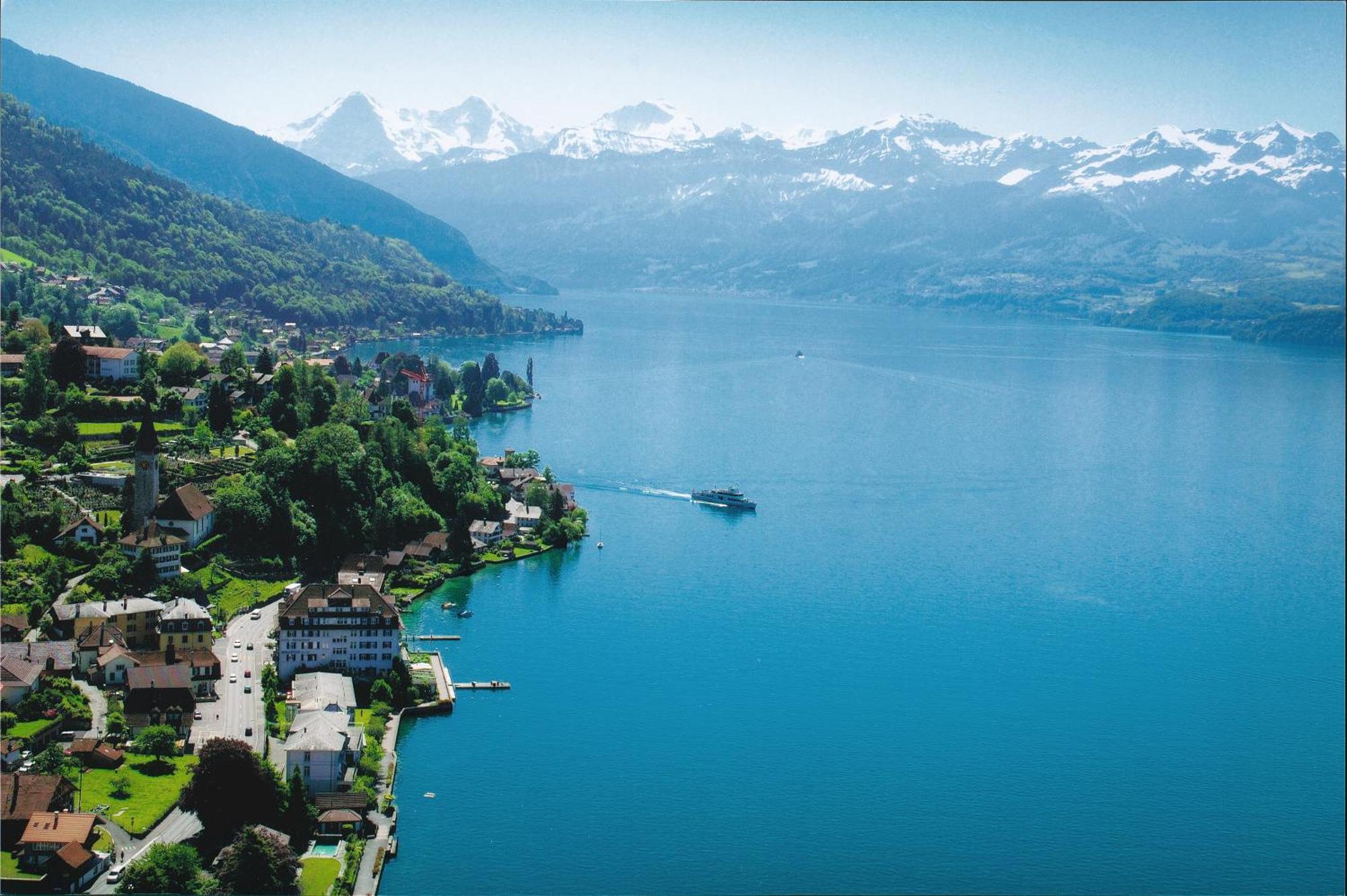 Dependance Stella Del Lago By Hotel Restaurant Bellevue Au Lac Thun Buitenkant foto